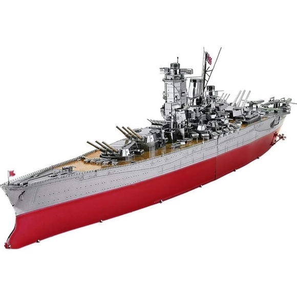 Piececool 3D Metal Puzzle Military Watercraft,Yamato Battleship Building Kit - Picture 7 of 14